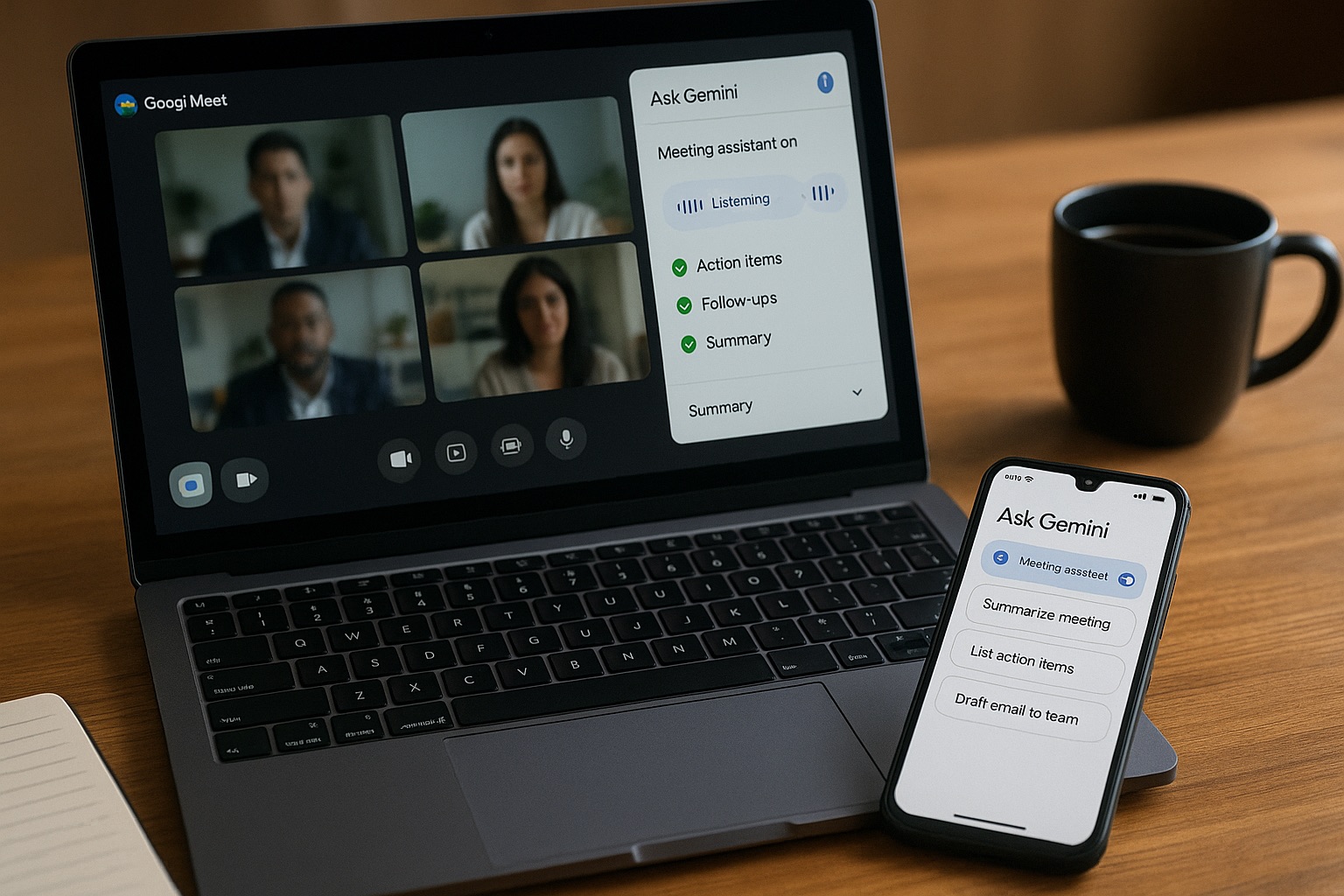 Google Meet Just Got Its Own AI Note-Taker That Never Zones Out