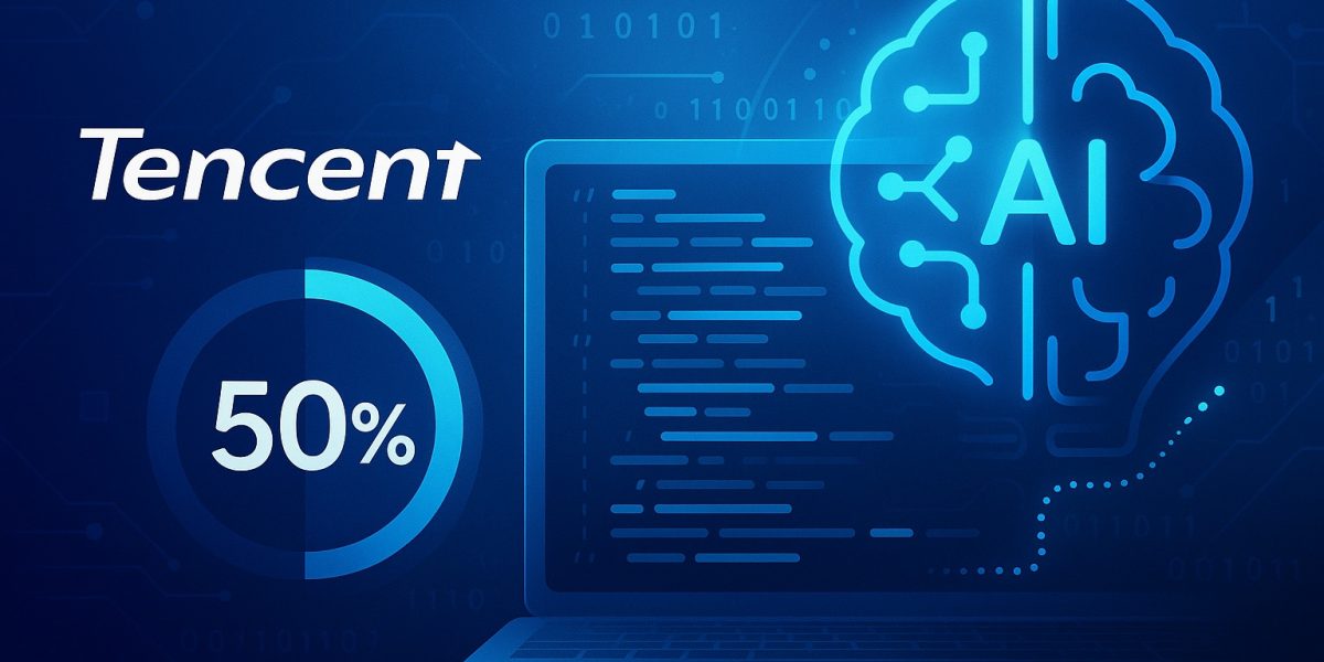 Tencent Reports AI Now Generates 50% of New Code Across Development Teams