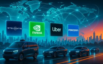 Stellantis Joins Forces with Nvidia, Uber, and Foxconn to Launch Global Robotaxi Fleet