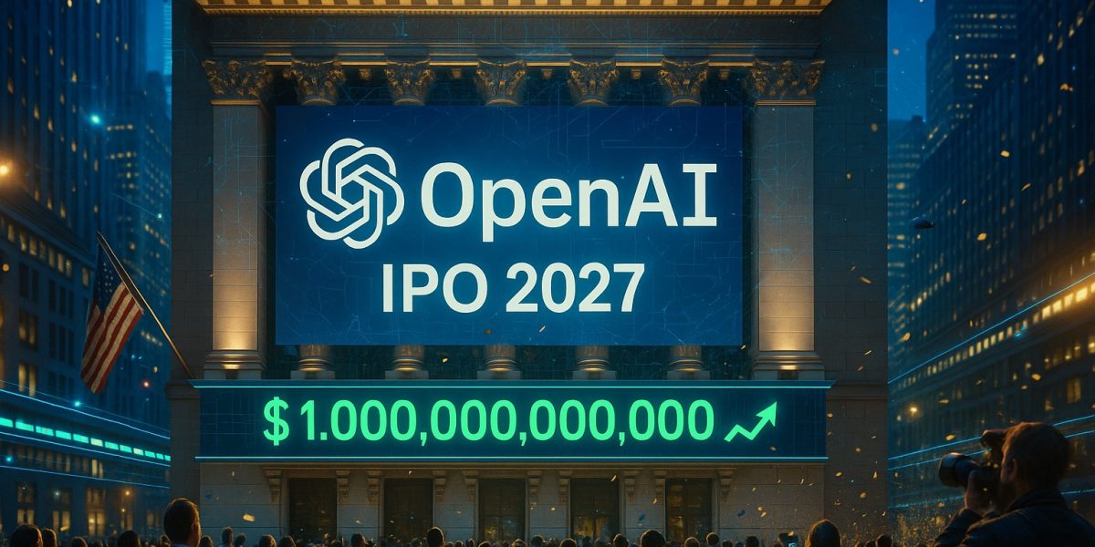 OpenAI Eyes 2027 IPO With Ambitious $1 Trillion Valuation Target